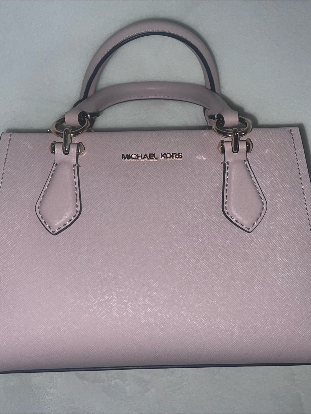 Michael Kors Blush Pink Saffiano Top-Handle Satchel New Without Tags Never Used